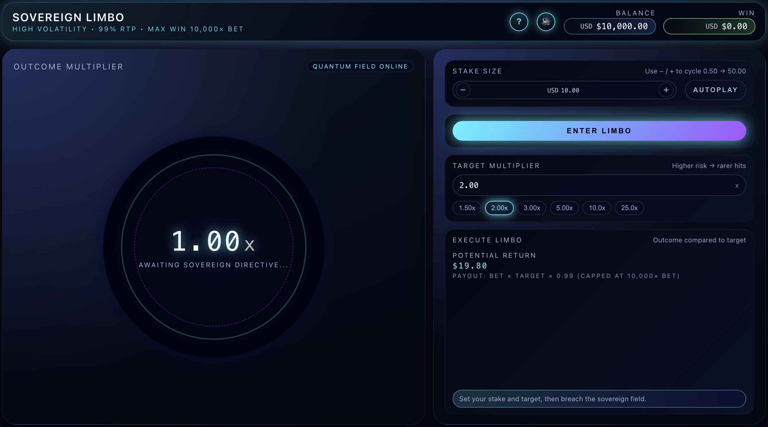 Sovereign Limbo Landscape
