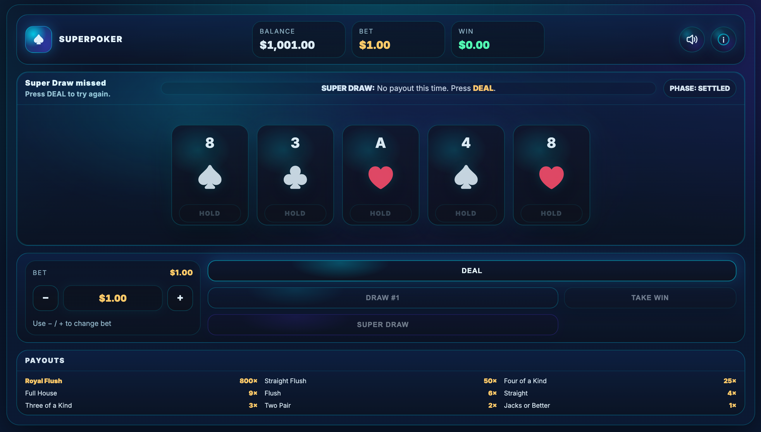 Super Poker Landscape